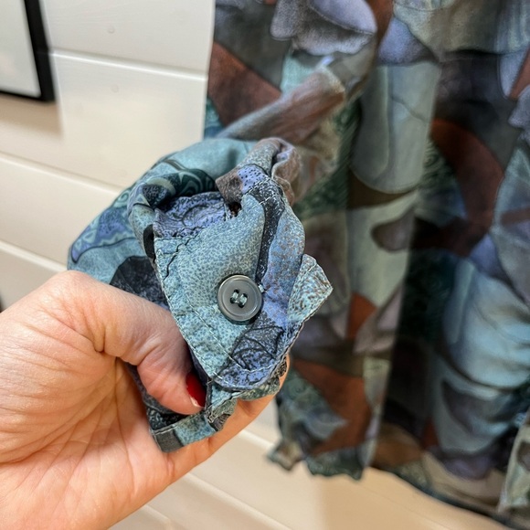 TRADIZIONI Vintage Silk Shirt M (Unisex) - Picture 4 of 7